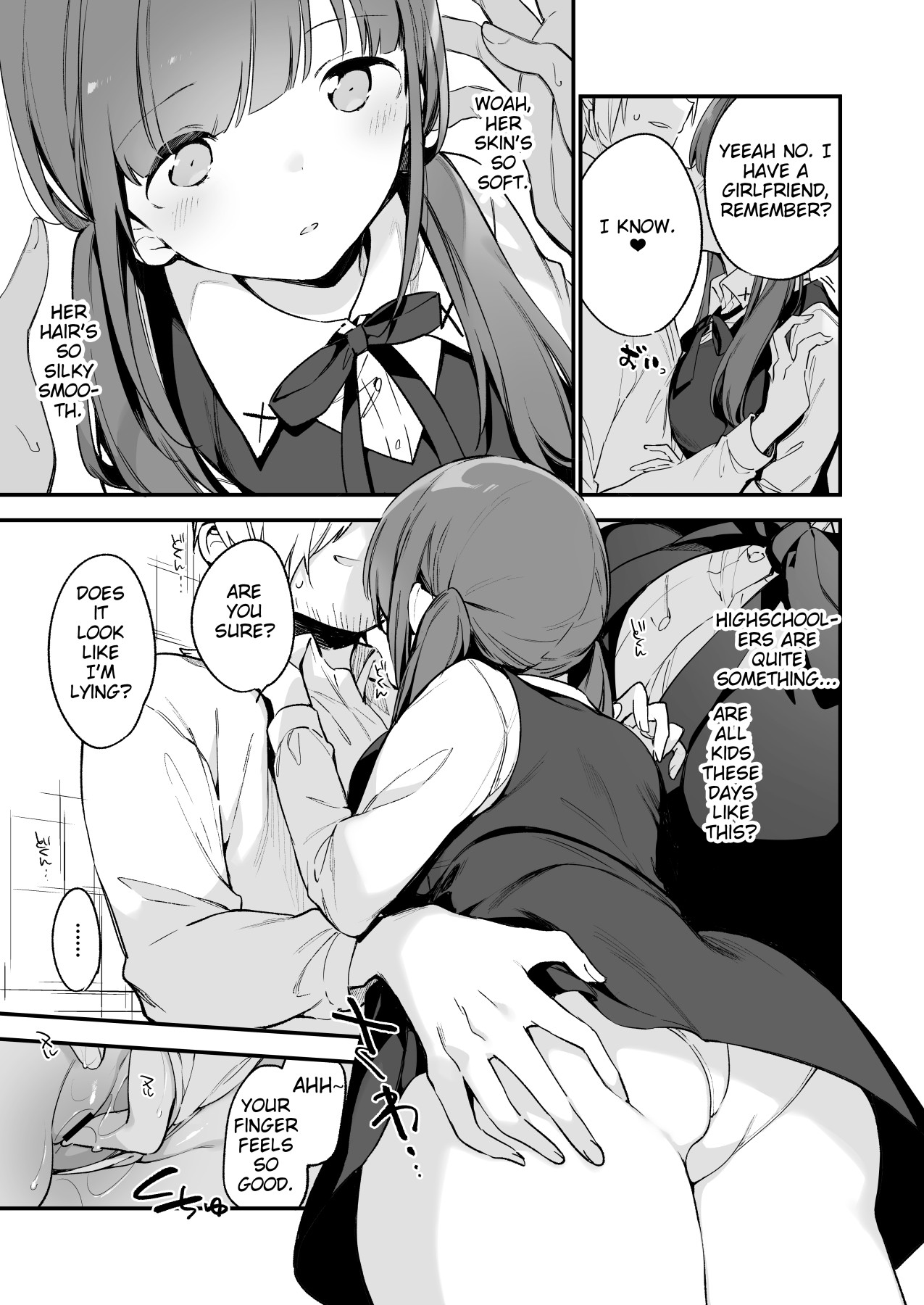 Hentai Manga Comic-Who Needs a Girlfriend Who Won't Let Me fuck Her When I Have a Schoolgirl Fuck Buddy-Read-10